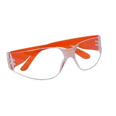 3M™ Virtua™ Protective Eyewear 11850IN, Hardcoat, Clear Lens, Orange Temple, 100/Case