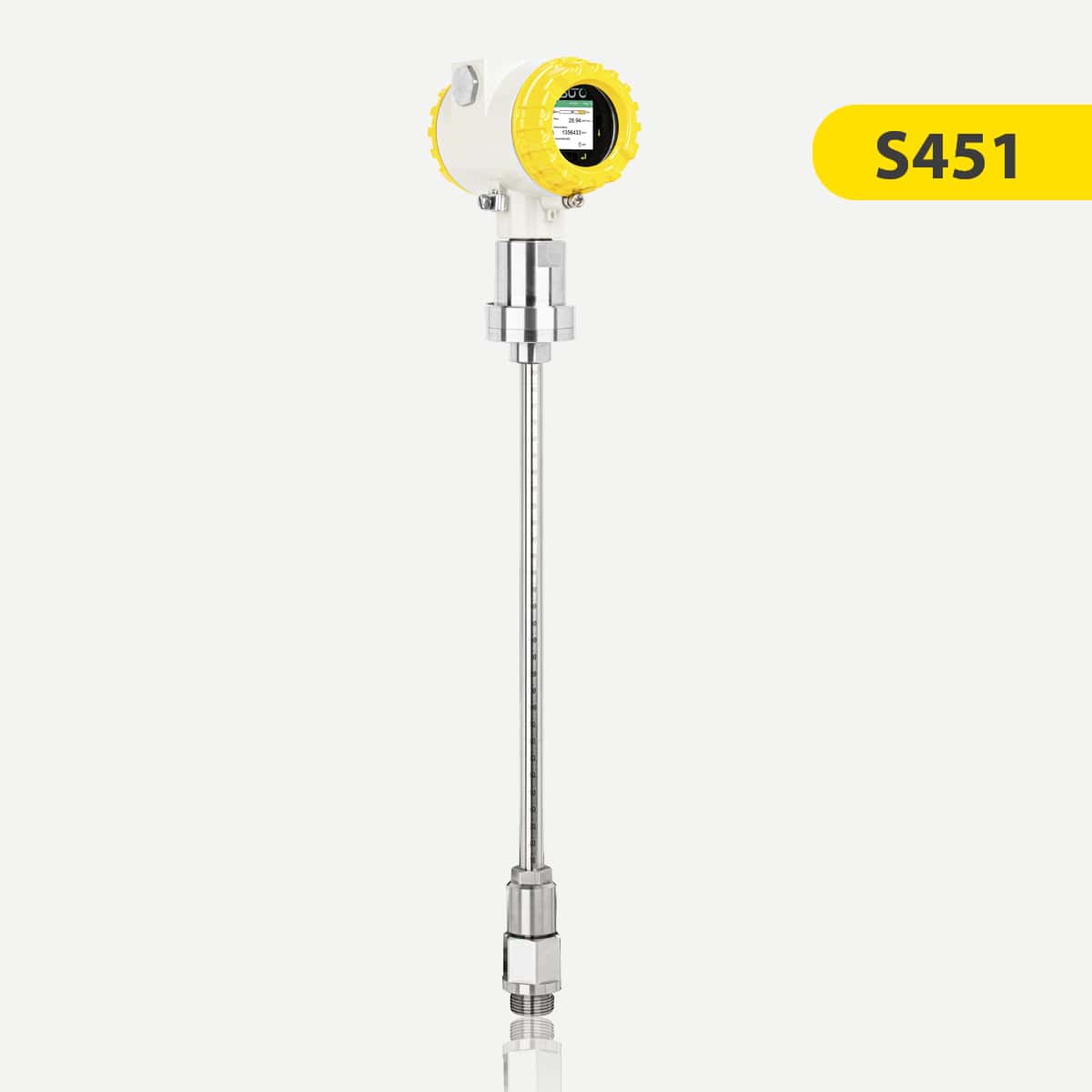 S451 Thermal Mass Flow Meter for Heavy Duty and Ex Applications (Insertion)
