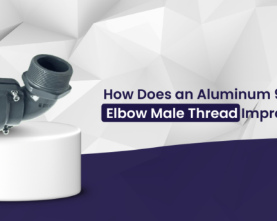How Does an Aluminum 90 Degree Elbow Male Thread Improve Flow?