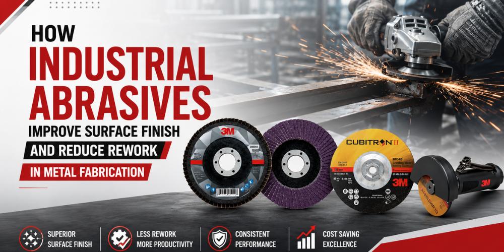 How Industrial Abrasives Improve Surface Finish and Reduce Rework in Metal Fabrication