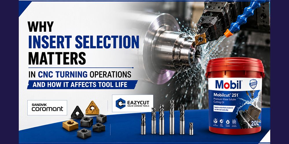 Why Insert Selection Matters in CNC Turning Operations and How It Affects Tool Life