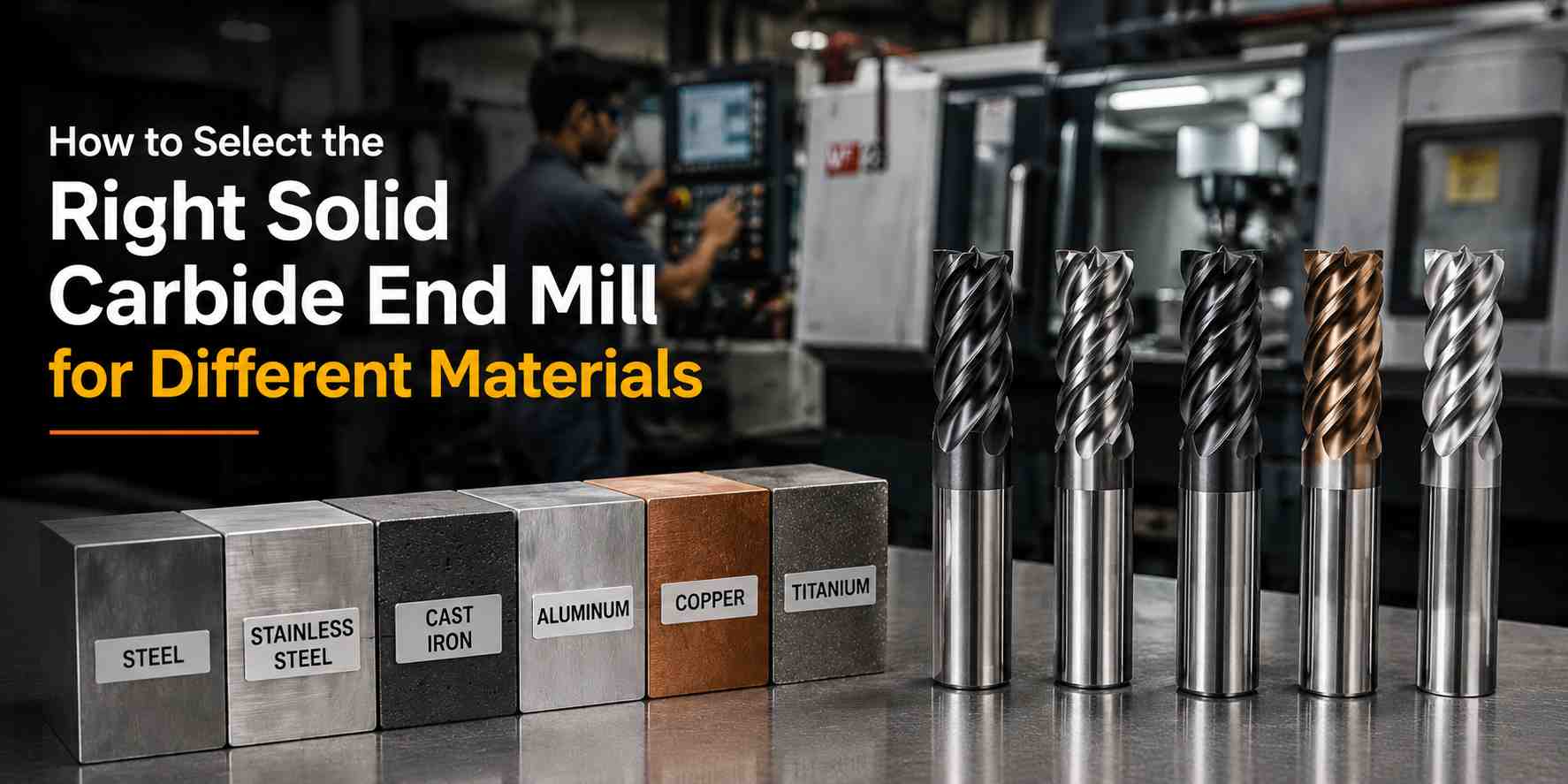 How to Select the Right Solid Carbide End Mill for Different Materials